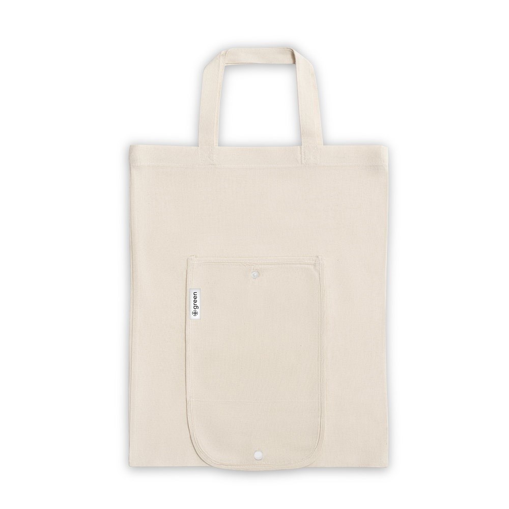 BEIRUT. Faltbare Tasche aus Baumwolle (50%), receycelte Baumwolle (30%) und Polyester (20% rPET) (140 g/m²)