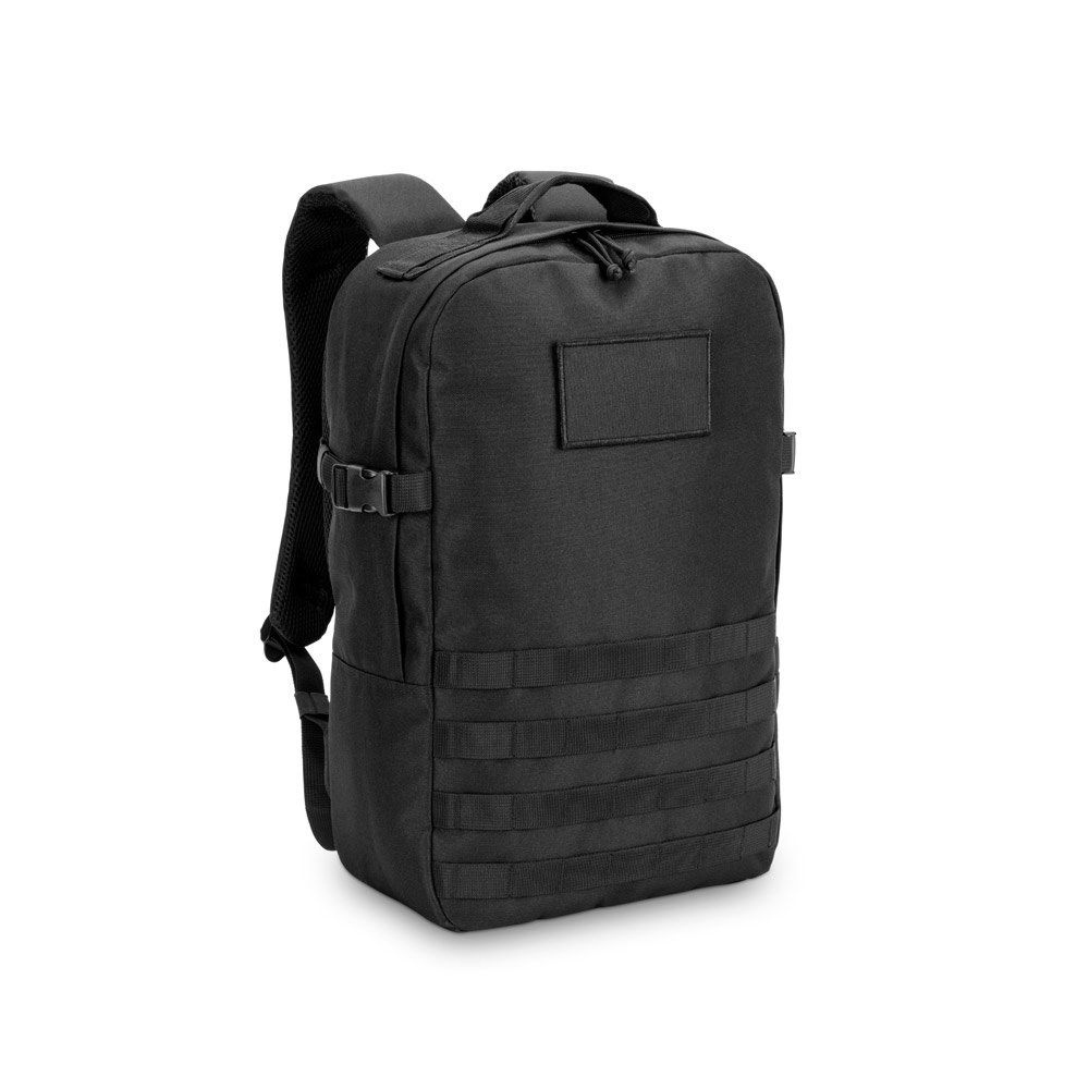 EDINBURGH BPACK. Rucksack im Militärstil aus 600D HD recyceltem Polyester und Innenfutter aus 210D recyceltem Polyester 17.3“